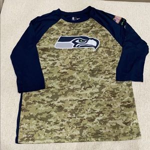 Seattle Seahawks Nike Salute to Service Shirt